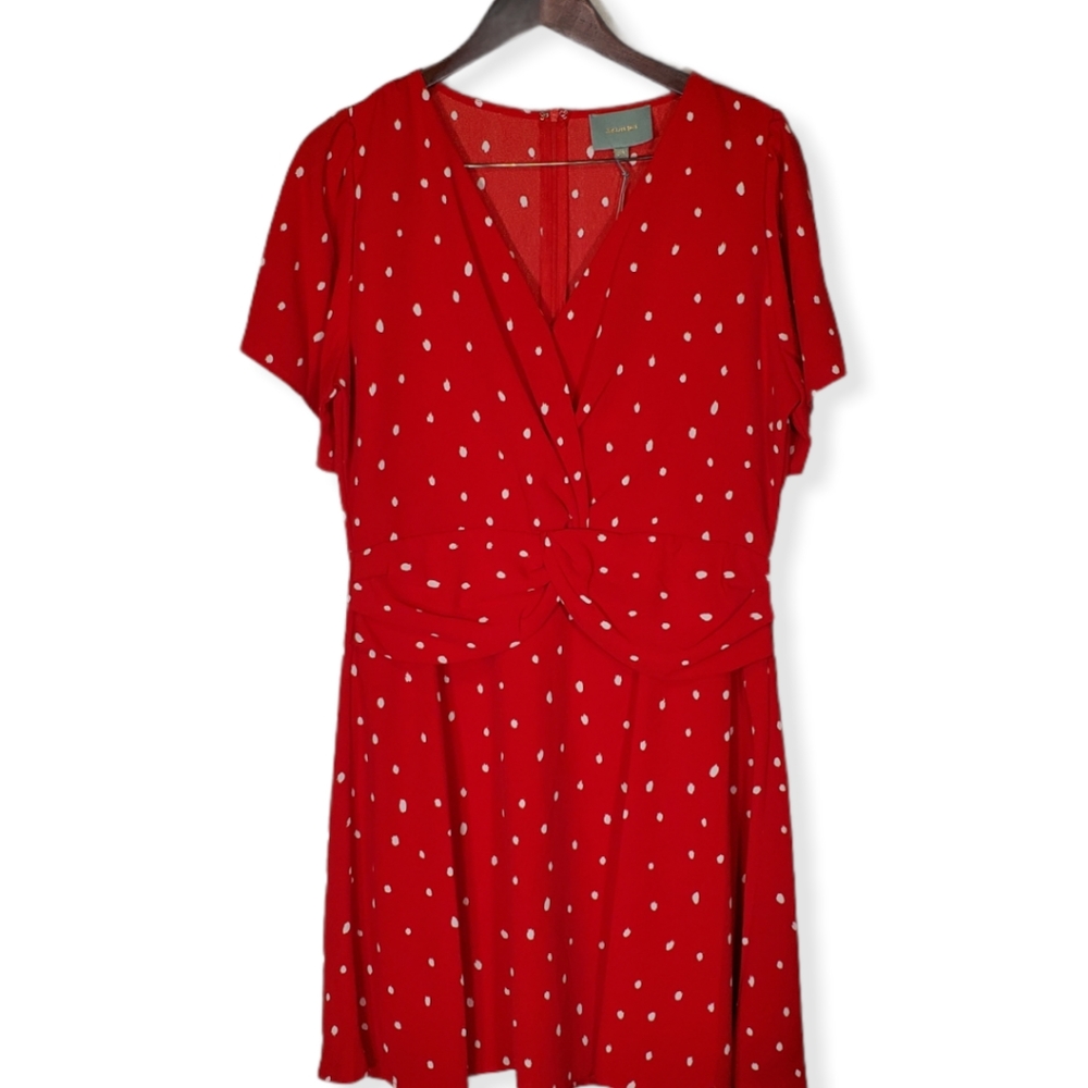 Skies Are Blue NWT sz M Red Polka Dot Dress 🍒